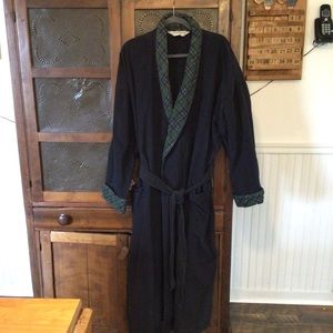 The Vermont Country Store Flannel Robe XXL